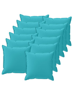 Federa 12 pz HOUTEN Turchese 45 x 45 cm Poliestere