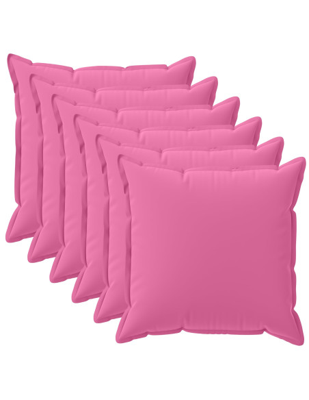 Federa 6 pz HOUTEN Rosa 35 x 35 cm Poliestere