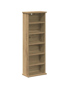 Mobile per CD Rovere Artigianale 60 x 17 x 92 cm 2