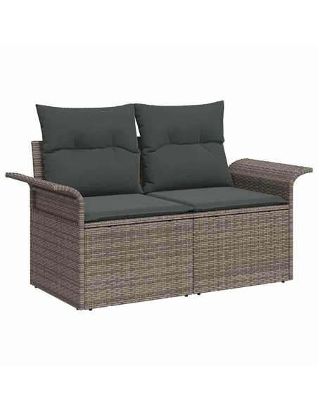 Set di divani 8 pz Grigio e Grigio Scuro