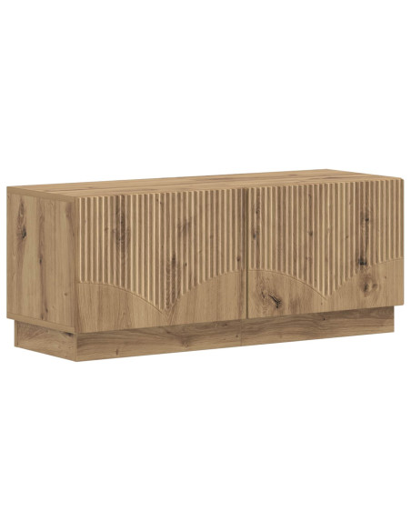 Mobile TV LED a 5 pezzi Rovere Artigianale Legno ingegnerizzato