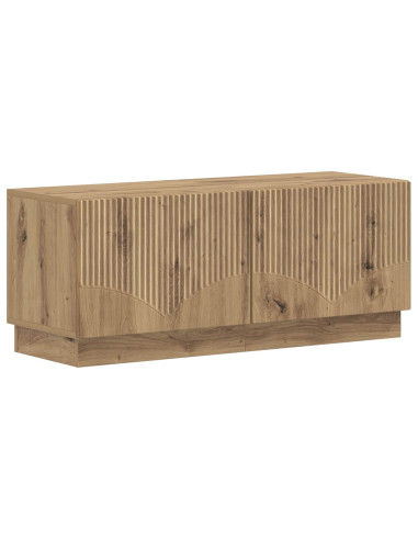 Mobile TV LED a 5 pezzi Rovere Artigianale Legno ingegnerizzato
