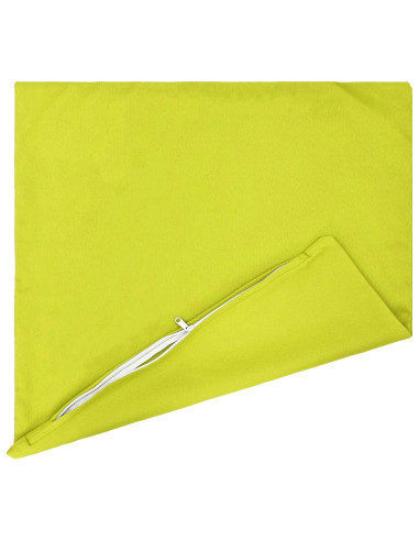 Federa 12 pcs HEERLEN Verde brillante. 50 x 50 cm Poliestere