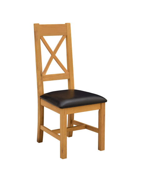 Set da pranzo 5 pz Nero Legno di Quercia Massello