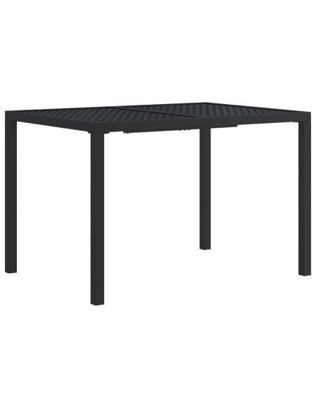 Set Mobili da Esterno 5 pz Antracite Acciaio