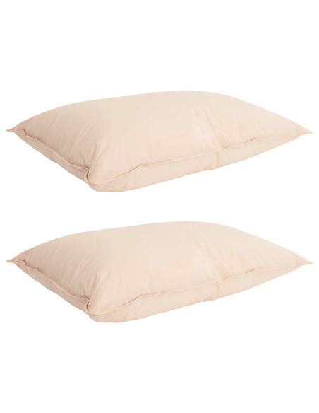 Set di Piumoni 2 pz 260 x 220 cm Tutte le stagioni Beige
