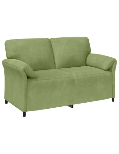 Set di divani 2 pz Verde chiaro Velluto