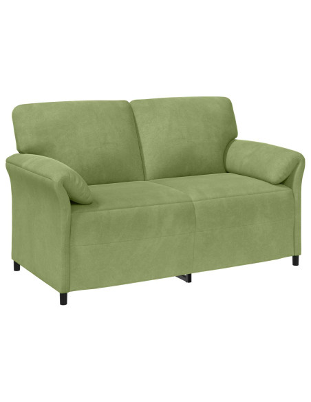 Set di divani 2 pz Verde chiaro Velluto