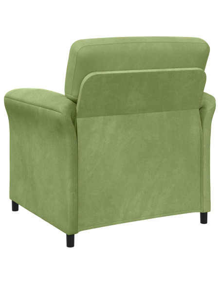 Set di divani 2 pz Verde chiaro Velluto
