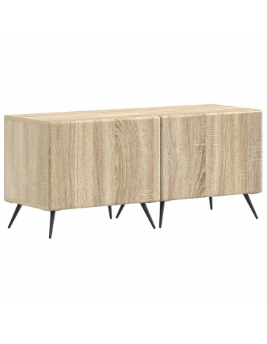 Mobile TV LED a 5 pezzi Rovere Sonoma Legno ingegnerizzato