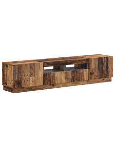 Mobile TV LED a 5 pezzi Legno antico Legno ingegnerizzato