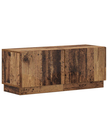 Mobile TV LED a 5 pezzi Legno antico Legno ingegnerizzato