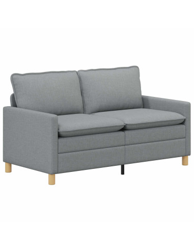 Set di divani 2 pz Grigio Chiaro Tessuto