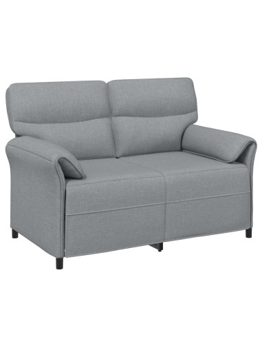 Set di divani 2 pz Grigio Chiaro Tessuto