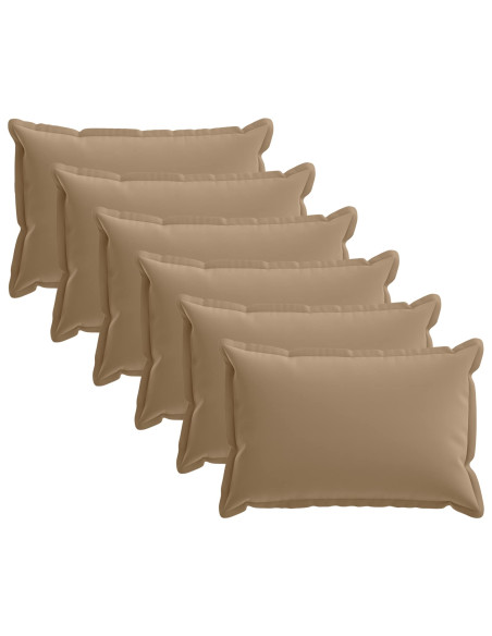 Federa 6 pz HOUTEN Tortora 30 x 50 cm Poliestere