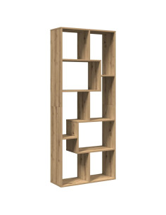 Libreria Divisorio Rovere Artigianale 67x25x161,5 cm Truciolato 2