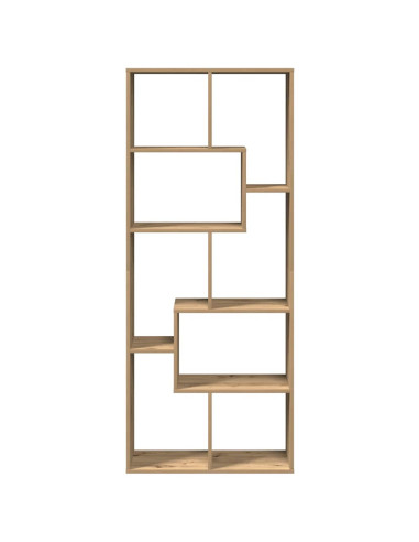 Libreria Divisorio Rovere Artigianale 67x25x161,5 cm Truciolato