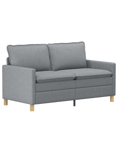 Set di divani 2 pz Grigio Chiaro Tessuto