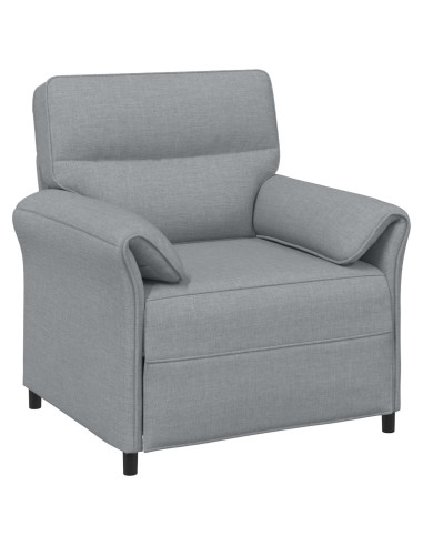 Set di divani 2 pz Grigio Chiaro Tessuto
