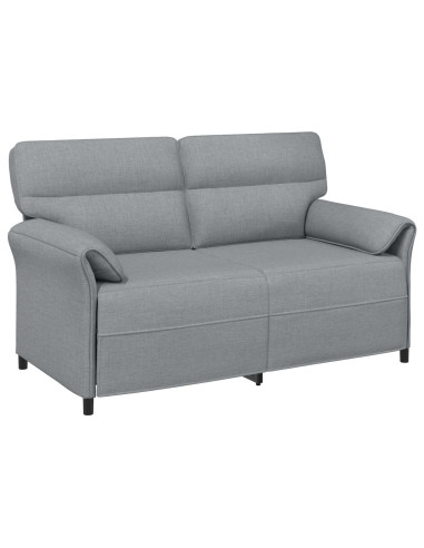 Set di divani 2 pz Grigio Chiaro Tessuto