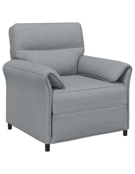 Set di divani 2 pz Grigio Chiaro Tessuto