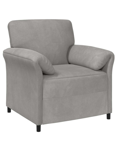 Set di divani 2 pz Grigio Chiaro Velluto