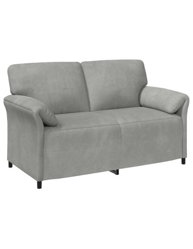 Set di divani 2 pz Grigio Chiaro Velluto