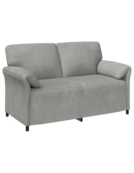Set di divani 2 pz Grigio Chiaro Velluto