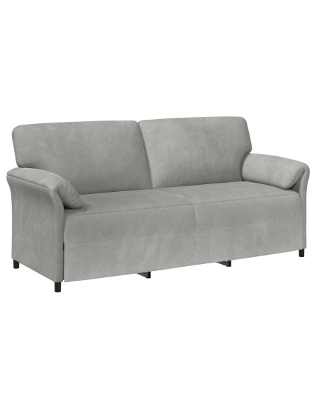 Set di divani 2 pz Grigio Chiaro Velluto