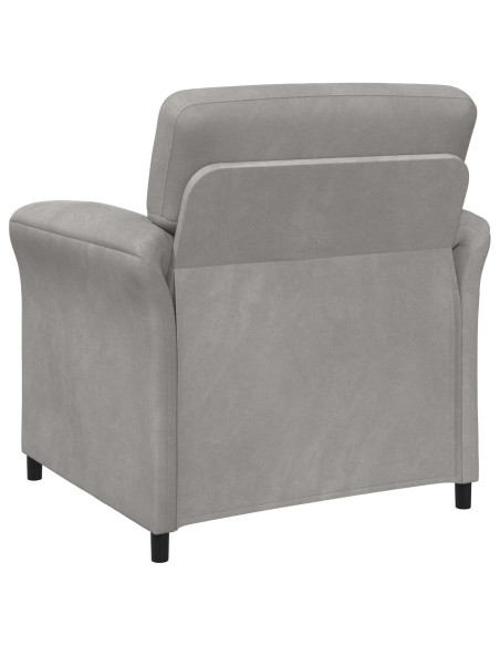 Set di divani 2 pz Grigio Chiaro Velluto
