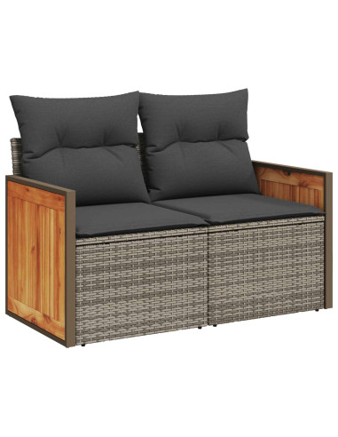 Set di divani 8 pz Grigio e Grigio Scuro