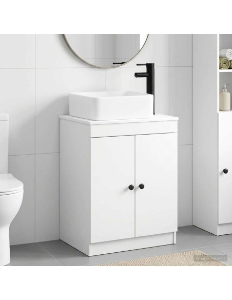 Set di mobili per il bagno Bianco Legno ingegnerizzato