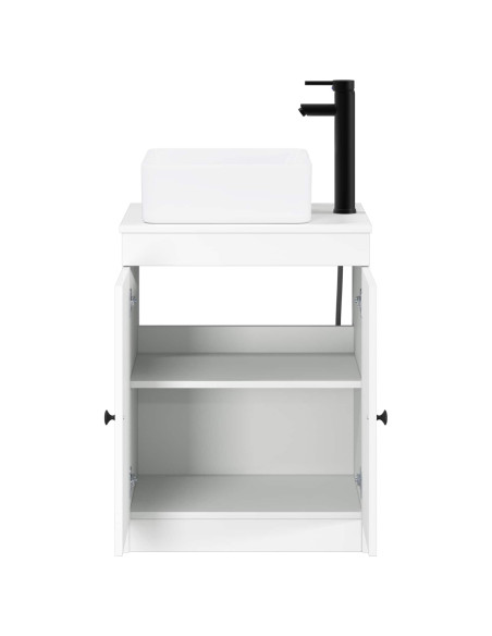 Set di mobili per il bagno Bianco Legno ingegnerizzato