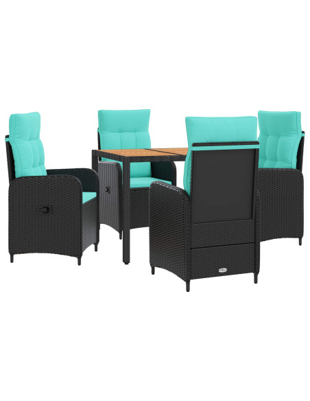 Set da pranzo per esterni 5 pz