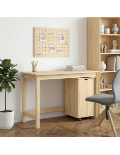 Set di Scrivania e Armadietto 2 pz Marrone