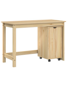 Set di Scrivania e Armadietto 2 pz Marrone 2