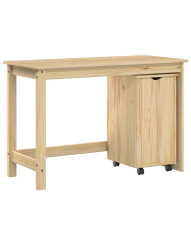 Set di Scrivania e Armadietto 2 pz Marrone