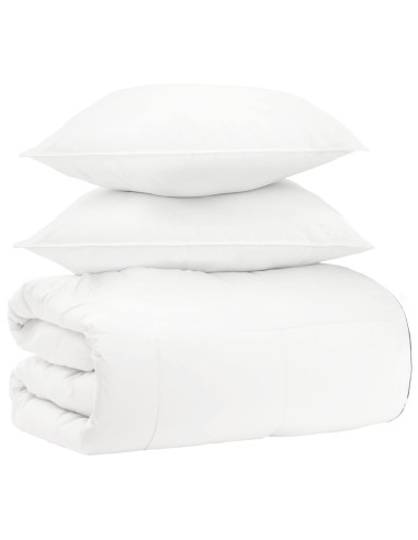 Set di Piumoni 3 pz Bianco Bambù