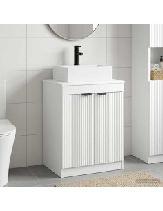 Set di mobili per il bagno Bianco Legno ingegnerizzato