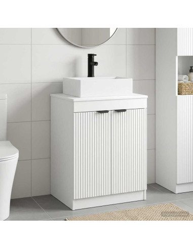 Set di mobili per il bagno Bianco Legno ingegnerizzato