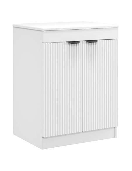Set di mobili per il bagno Bianco Legno ingegnerizzato