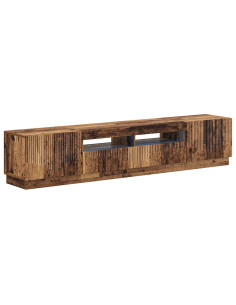 Mobile TV LED a 5 pezzi Legno antico Legno ingegnerizzato