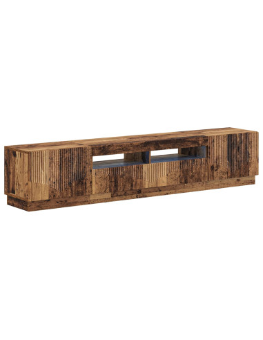 Mobile TV LED a 5 pezzi Legno antico Legno ingegnerizzato