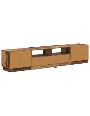 Mobile TV LED a 5 pezzi Legno antico Legno ingegnerizzato