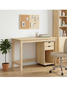 Set di Scrivania e Armadietto 2 pz Marrone