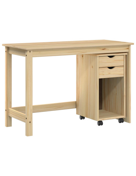 Set di Scrivania e Armadietto 2 pz Marrone