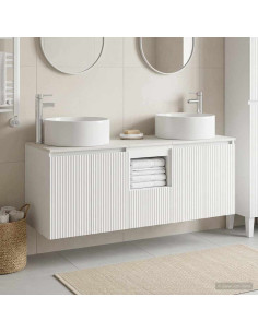 Set di Armadi da Bagno 3 pz Bianco 49,5 x 44,5 x 65,5 cm