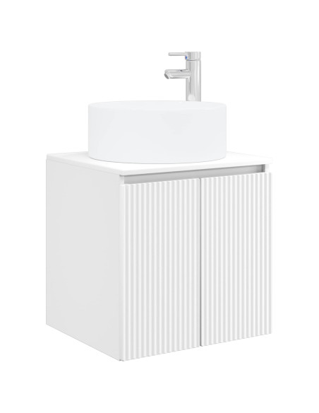 Set di Armadi da Bagno 3 pz Bianco 49,5 x 44,5 x 65,5 cm