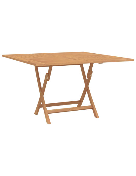 Set da Giardino 5 pz Marrone Legno di teak solido