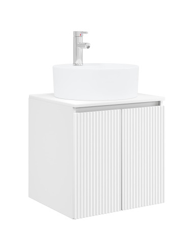 Set di Armadi da Bagno 3 pz Bianco 49,5 x 44,5 x 65 cm